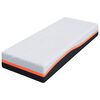 vidaXL Matratze Weiß und Grau 80 x 200 cm Memory Foam