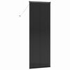vidaXL Balkenjalousien Schwarz 220 x 75 cm Aluminium