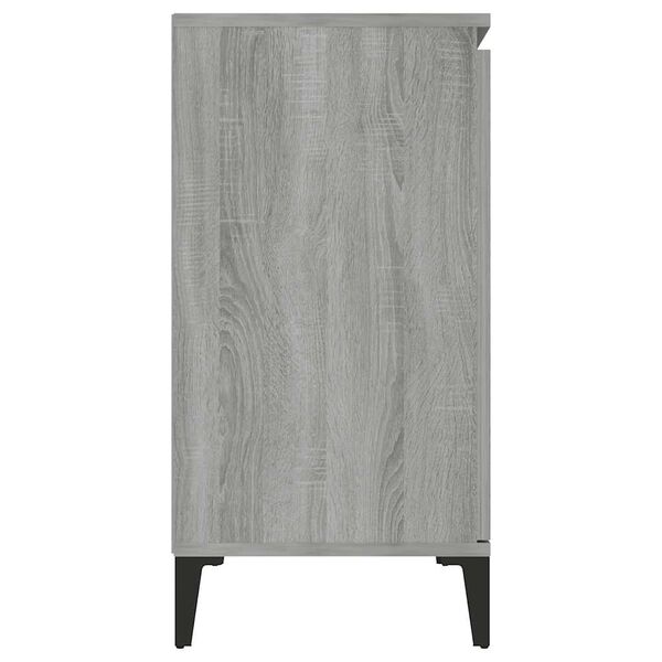 vidaXL Sideboard Grau Sonoma 102x35x70 cm Holzwerkstoff