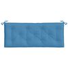 vidaXL Gartenbank-Auflage Melange Blau 120x50x7 cm Stoff