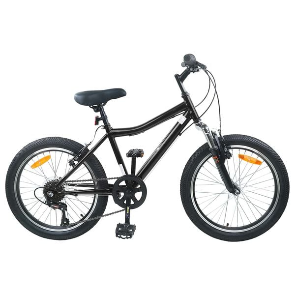 vidaXL Kinderfahrrad 20 Zoll 6-Speed f&uuml;r 6-11 Jahre alt Schwarz