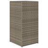 vidaXL Pflanzk&uuml;bel Grau 40x40x80 cm Poly Rattan