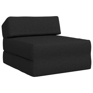 vidaXL Klappsofa Bett Schwarz 60 x 70 x 41 cm Stoff