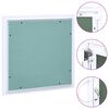 vidaXL Revisionsklappe mit Aluminium-Rahmen und GK-Einlage 400x400 mm
