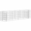 vidaXL Gabionen-Hochbeet Verzinktes Eisen 190x50x50 cm