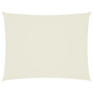 vidaXL Sonnensegel Oxford-Gewebe Rechteckig 3x4 m Creme