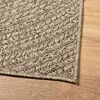 vidaXL Teppich ZIZUR Beige 80x200 cm Jute-Optik Indoor und Outdoor