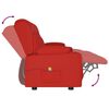 vidaXL 3-Sitzer Massagesessel mit Getränkehalter Weinrot Kunstleder