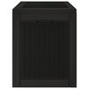 vidaXL Gartenbox Schwarz 55,5x43x53 cm Polypropylen