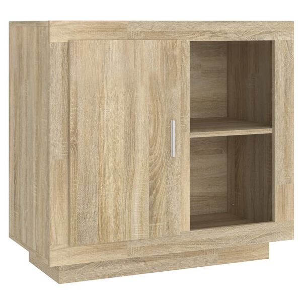 vidaXL Sideboard Sonoma-Eiche 80x40x75 cm