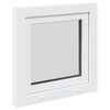 Kellerfenster RISOR Wei&szlig; 50 x 50 cm PVC und Glas