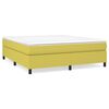 vidaXL Boxspringbett mit Matratze Gr&uuml;n 180x200 cm Stoff