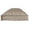 vidaXL Palettenkissenset 2 pcs Taupe 150 x 40 x 8 cm Oxford-Stoff