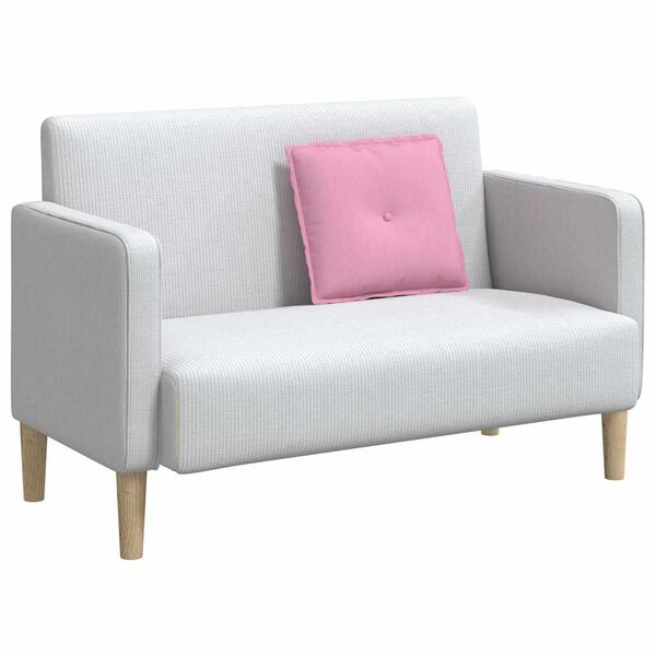 vidaXL R&uuml;ckenkissen Rosa 50 x 19 x 45 cm Stoff