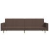 vidaXL Schlafsofa 2-Sitzer Taupe Stoff