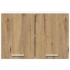 vidaXL H&auml;ngeschrank 2 pcs Artisan-Eiche und Wei&szlig; 60 x 31 x 40 cm