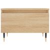 vidaXL Couchtische 2 Stk. Sonoma-Eiche 50x46x35 cm Holzwerkstoff