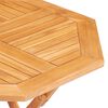 vidaXL Klappbarer Gartentisch 85x85x76 cm Teak Massivholz