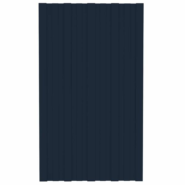 vidaXL Dachpaneel 12 pcs Anthrazit 80 x 45 cm Verzinkter Stahl