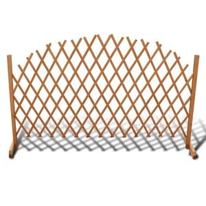 vidaXL Spalierzaun Massivholz 180x100 cm