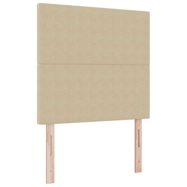 vidaXL Kopfteil mit Kopfteil Hellgr&uuml;n-Grau 100 cm Kunstleder