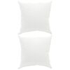 vidaXL Kopfkissen FULDA 2 pcs 80 x 80 cm 100% G&auml;nsedaunen und -federn