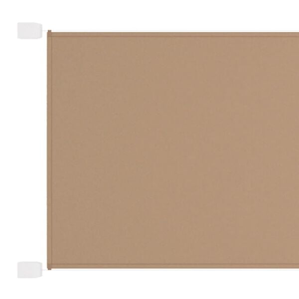 vidaXL Senkrechtmarkise Taupe 140x800 cm Oxford-Gewebe