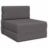 vidaXL Klappsofa Bett Hellgrau 70 x 80 x 60 cm Stoff