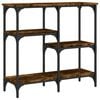 vidaXL Konsolentisch R&auml;uchereiche 80x29x75 cm Holzwerkstoff