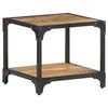 vidaXL Couchtisch 40x40x36 cm Raues Mango-Massivholz