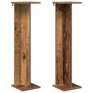 vidaXL Pflanzenst&auml;nder Altholz 25 x 25,5 x 100,5 cm Holzwerkstoff