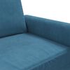 vidaXL 3-Sitzer-Sofa Blau 180 cm Samt