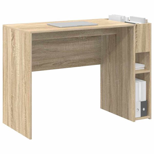 vidaXL Schreibtisch Sonoma-Eiche 109 x 50 x 78 cm Holzwerkstoff