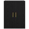 vidaXL Wandschrank 2 pcs Schwarz Eichen-Optik 69,5 x 34 x 90 cm