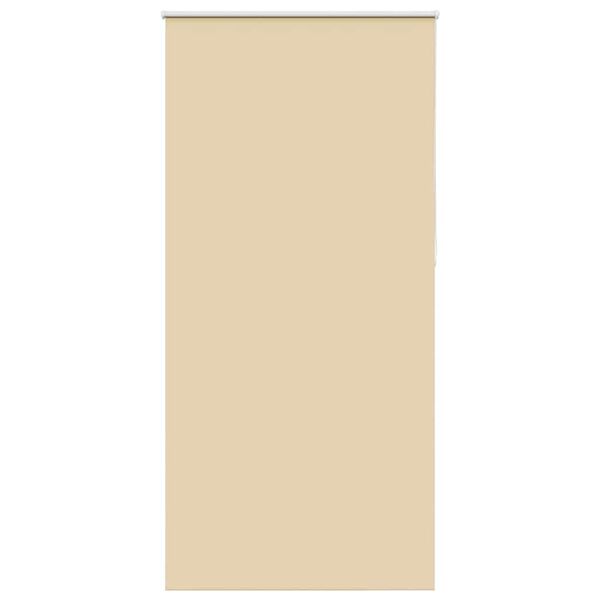 vidaXL Verdunkelungsrollo Beige 95x210cm Stoffbreite 90,7 cm Polyester