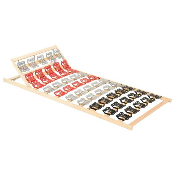 vidaXL Lattenrost mit 12 Latten Verstellbares Kopfteil 80x200 cm