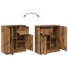 vidaXL Sideboards 2 pcs Altholz 60 x 30 x 70 cm Holzwerkstoff