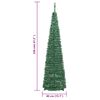 vidaXL Pop-Up-Weihnachtsbaum K&uuml;nstlich 50 LEDs Gr&uuml;n 120 cm