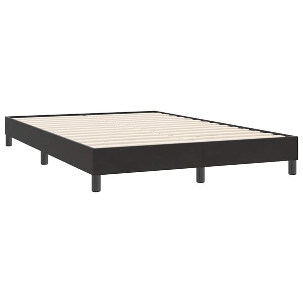 vidaXL Boxspringbett ohne Matratze Schwarz 140x220 cm Samt