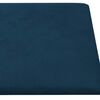 vidaXL Wandpaneele 12 Stk. Blau 30x15 cm Samt 0,54 m²