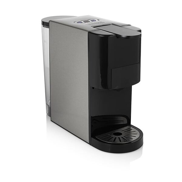 Princess 4-in-1 Multi-Kapsel-Kaffeemaschine 1450W 0,8L Schwarz Silbern