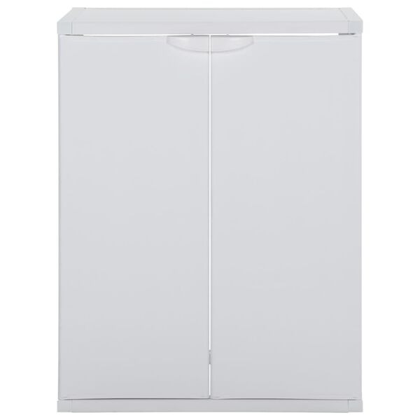 vidaXL Waschmaschinenschrank Wei&szlig; 68,5x64,5x88 cm PVC
