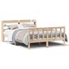 vidaXL Massivholzbett ohne Matratze 150x200 cm Kiefernholz