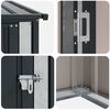 vidaXL Gartenh&uuml;tten Anthrazit 103 x 86 x 200 cm Metall