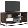 vidaXL TV-Schrank Braun Eichen-Optik 91x40x46 cm Holzwerkstoff Metall