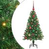 vidaXL Weihnachtsbaum mit LED-Beleuchtung 120 cm 150 LEDs Warmes Wei&szlig;