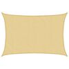 vidaXL Sonnensegel Sandfarbe 4,5x3,5 m 100% Polyester Oxford