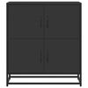vidaXL Sideboard Schwarz 68x35x76 cm Holzwerkstoff