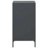 vidaXL Sideboard Anthrazit 35x39x73,5 cm Kaltgewalzter Stahl
