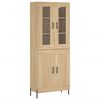 vidaXL Highboard Sonoma-Eiche 69,5x34x180 cm Holzwerkstoff